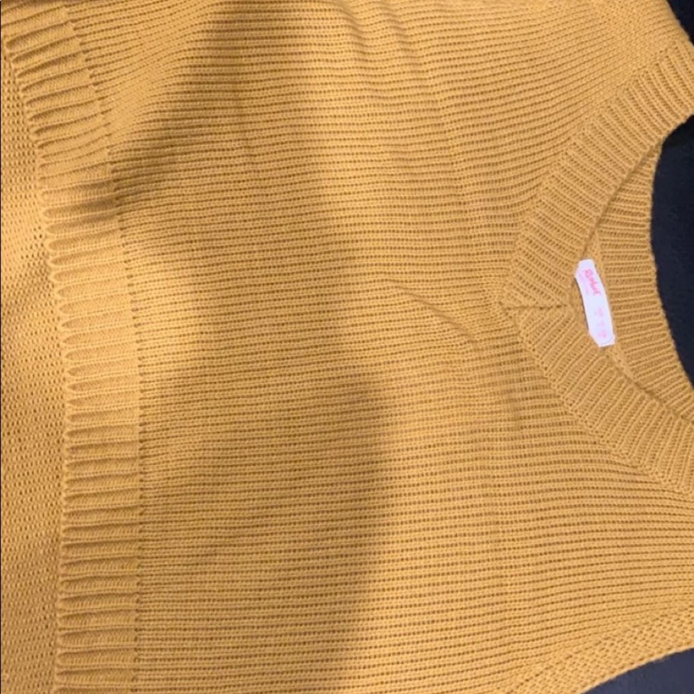 yellow sweater vest v neck!